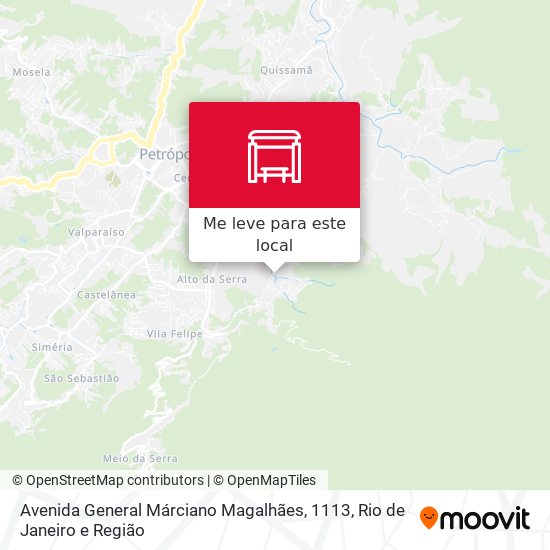 Avenida General Márciano Magalhães, 1113 mapa