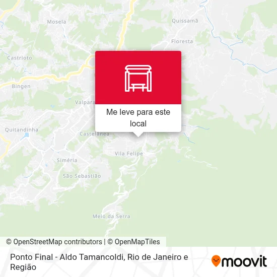 Ponto Final - Aldo Tamancoldi mapa