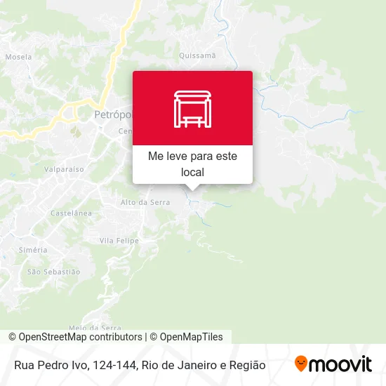Rua Pedro Ivo, 124-144 mapa