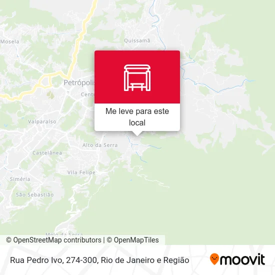 Rua Pedro Ivo, 274-300 mapa