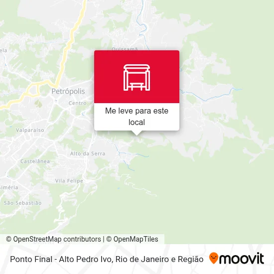 Ponto Final - Alto Pedro Ivo mapa