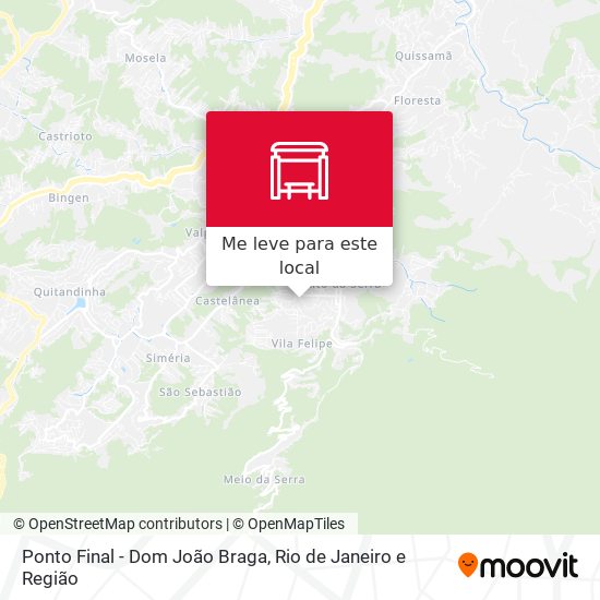 Ponto Final - Dom João Braga mapa
