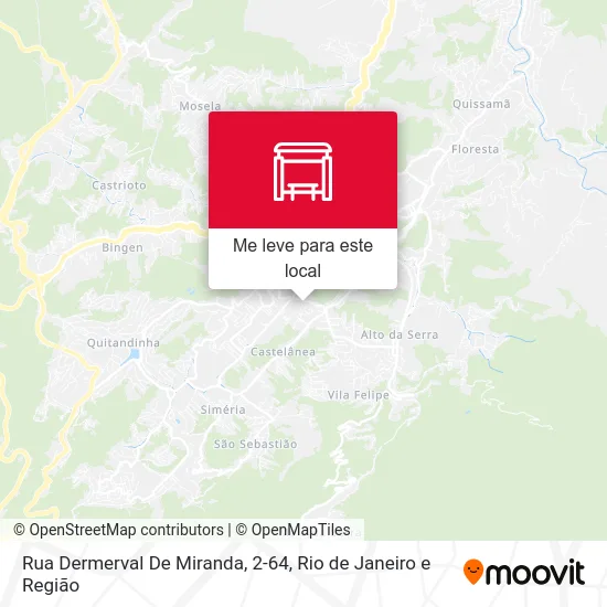 Rua Dermerval De Miranda, 2-64 mapa