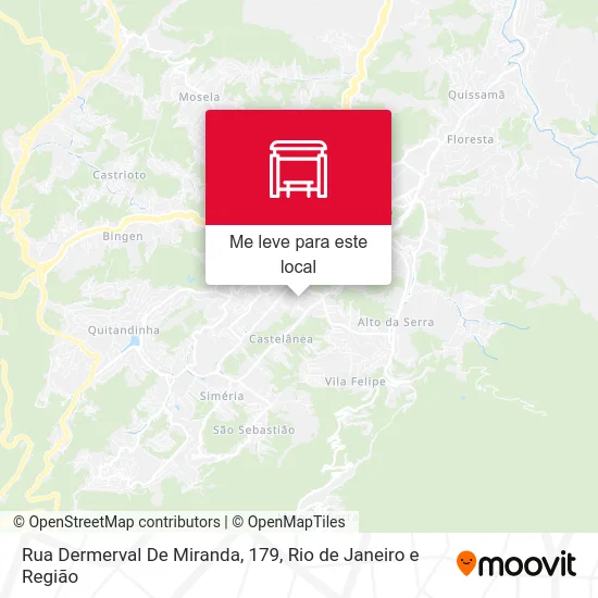 Rua Dermerval De Miranda, 179 mapa