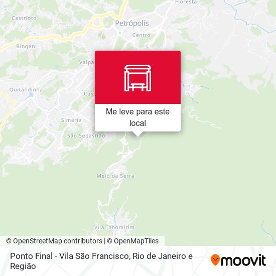 Ponto Final - Vila São Francisco mapa