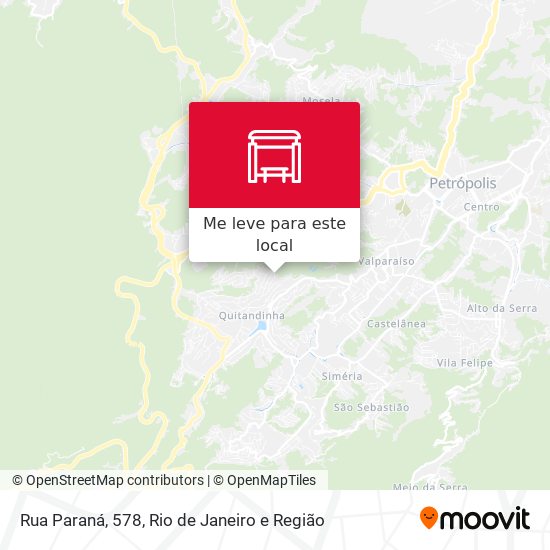 Rua Paraná, 578 mapa