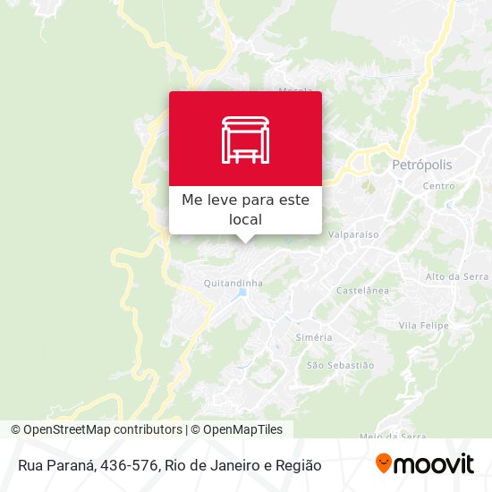 Rua Paraná, 436-576 mapa