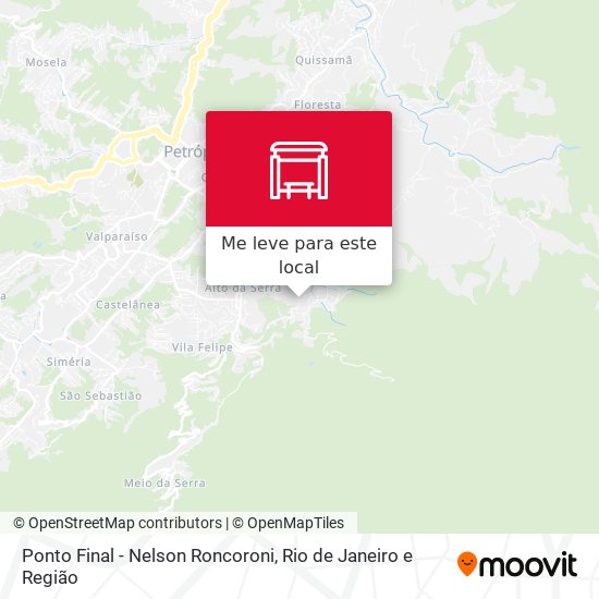 Ponto Final - Nelson Roncoroni mapa