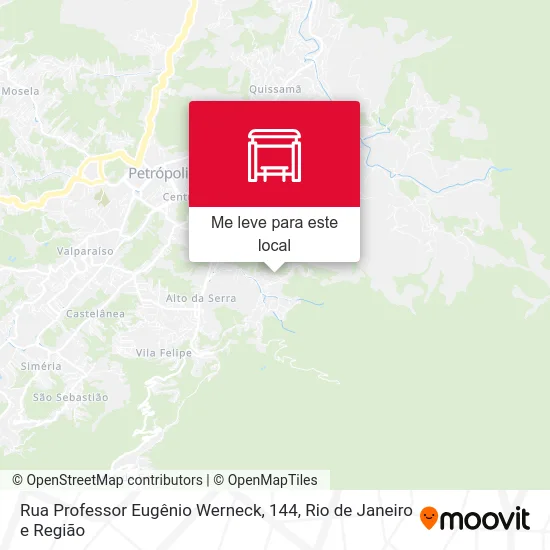 Rua Professor Eugênio Werneck, 144 mapa