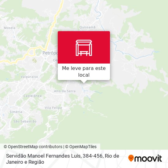 Servidão Manoel Fernandes Luís, 384-456 mapa