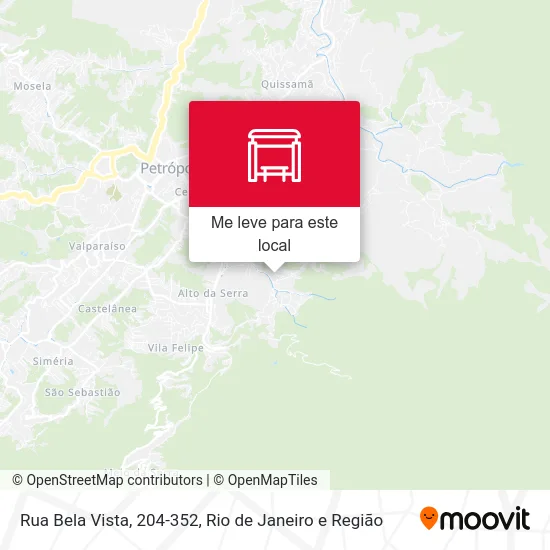 Rua Bela Vista, 204-352 mapa