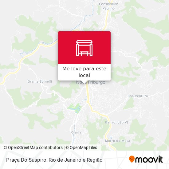 Praça Do Suspiro mapa