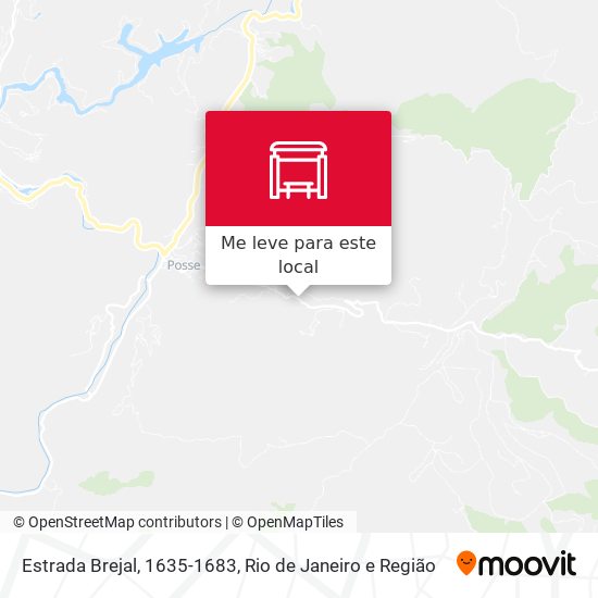 Estrada Brejal, 1635-1683 mapa