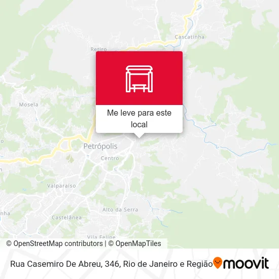 Rua Casemiro De Abreu, 346 mapa