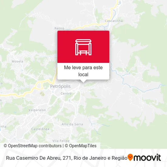 Rua Casemiro De Abreu, 271 mapa