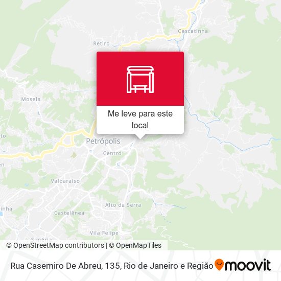 Rua Casemiro De Abreu, 135 mapa