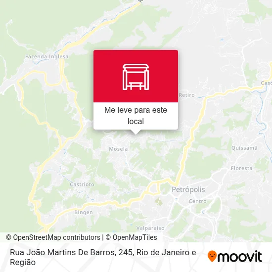 Rua João Martins De Barros, 245 mapa