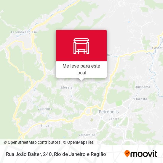 Rua João Balter, 240 mapa