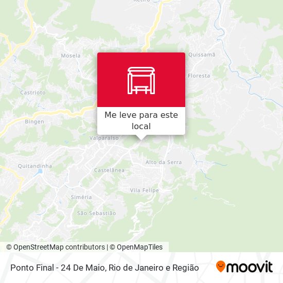 Ponto Final - 24 De Maio mapa