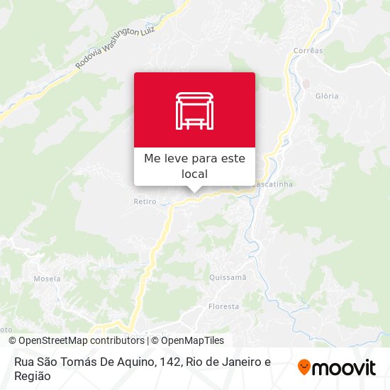 Rua São Tomás De Aquino, 142 mapa