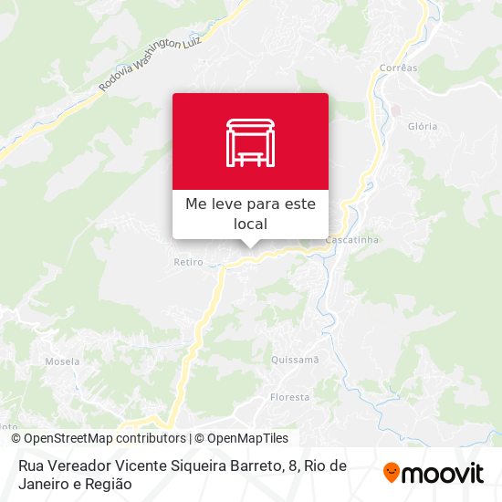 Rua Vereador Vicente Siqueira Barreto, 8 mapa