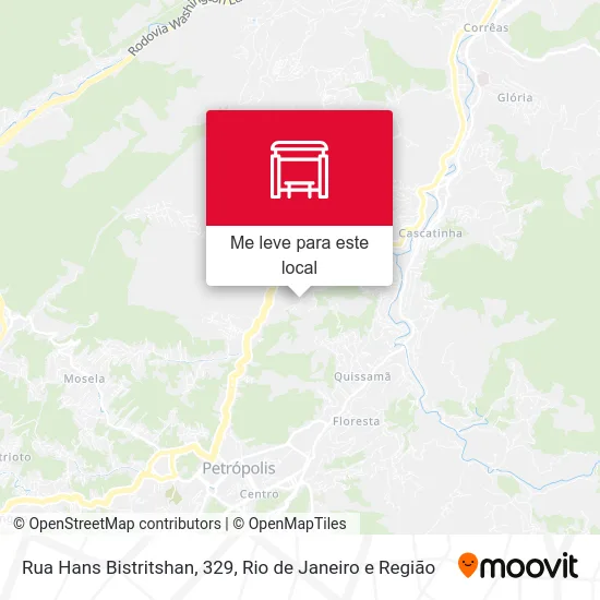 Rua Hans Bistritshan, 329 mapa