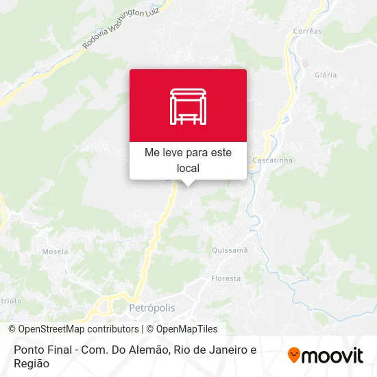 Ponto Final - Com. Do Alemão mapa