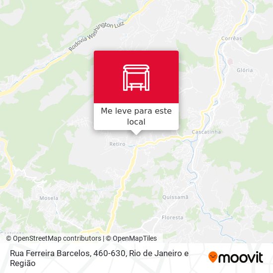 Rua Ferreira Barcelos, 460-630 mapa