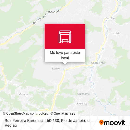 Rua Ferreira Barcelos, 460-630 mapa