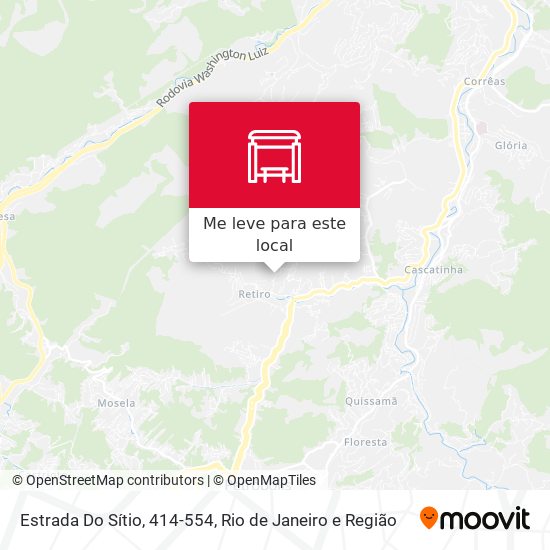 Estrada Do Sítio, 414-554 mapa