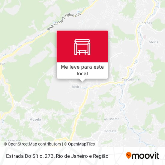 Estrada Do Sítio, 273 mapa