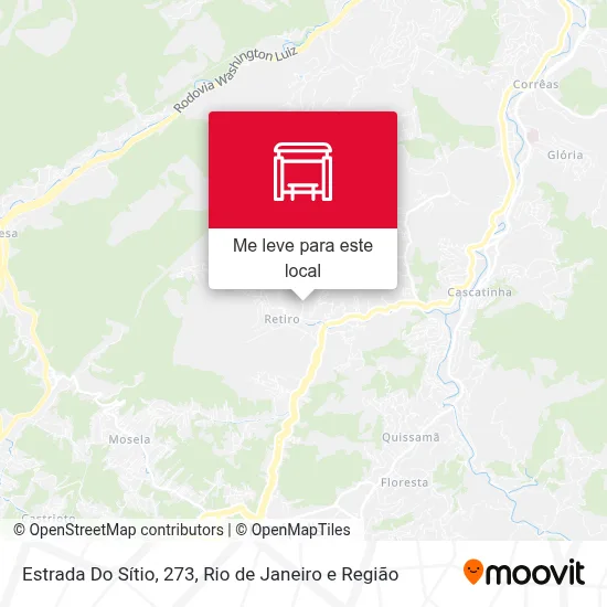 Estrada Do Sítio, 273 mapa