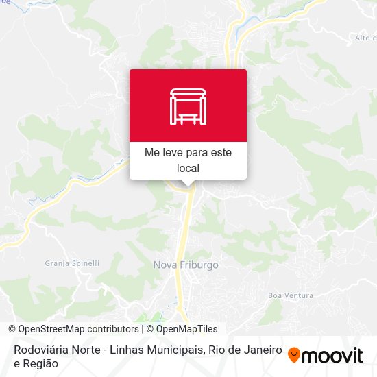 Rodoviária Norte - Linhas Municipais mapa