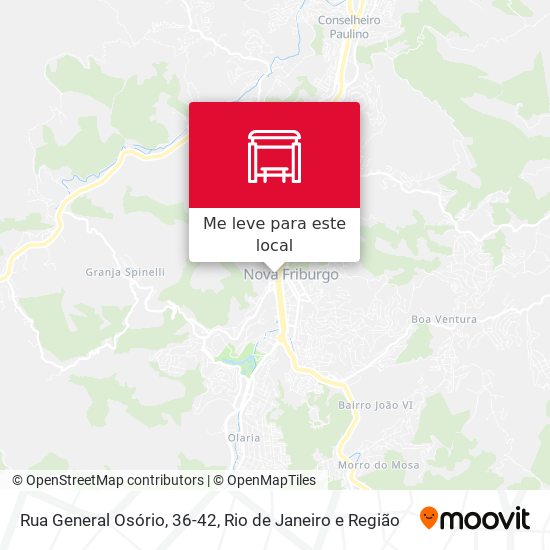 Rua General Osório, 36-42 mapa