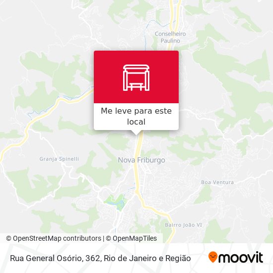 Rua General Osório, 362 mapa