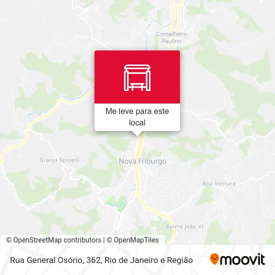 Rua General Osório, 362 mapa