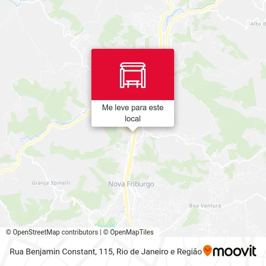 Rua Benjamin Constant, 115 mapa