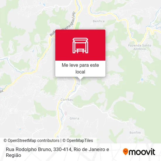 Rua Rodolpho Bruno, 330-414 mapa