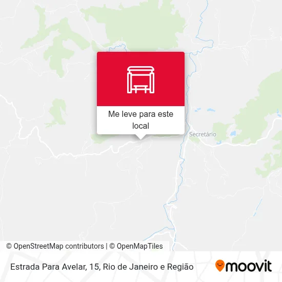 Estrada Para Avelar, 15 mapa