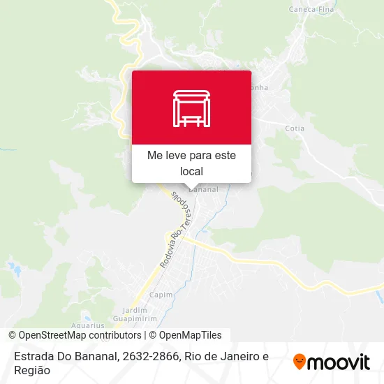 Estrada Do Bananal, 2632-2866 mapa