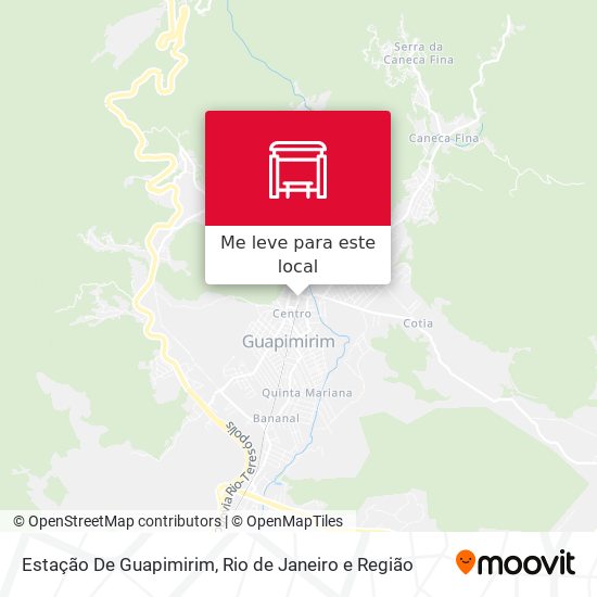 Estação De Guapimirim mapa