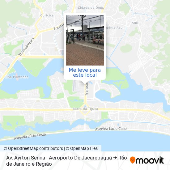 Av. Ayrton Senna | Aeroporto De Jacarepaguá ✈ mapa
