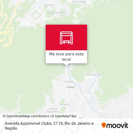 Avenida Automóvel Clube, 2118 mapa