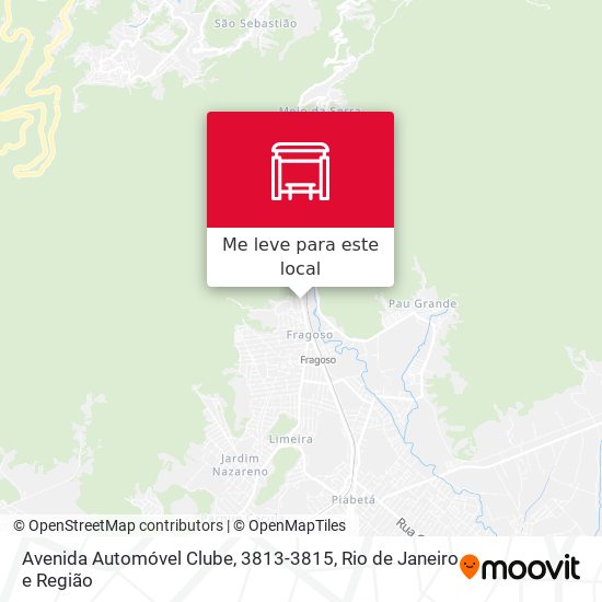 Avenida Automóvel Clube, 3813-3815 mapa