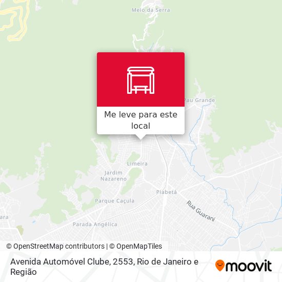 Avenida Automóvel Clube, 2553 mapa