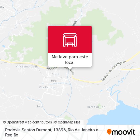 Rodovia Santos Dumont, 13896 mapa