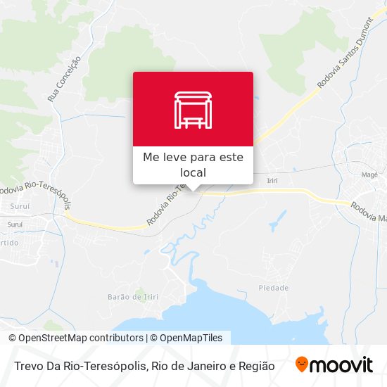 Trevo Da Rio-Teresópolis mapa