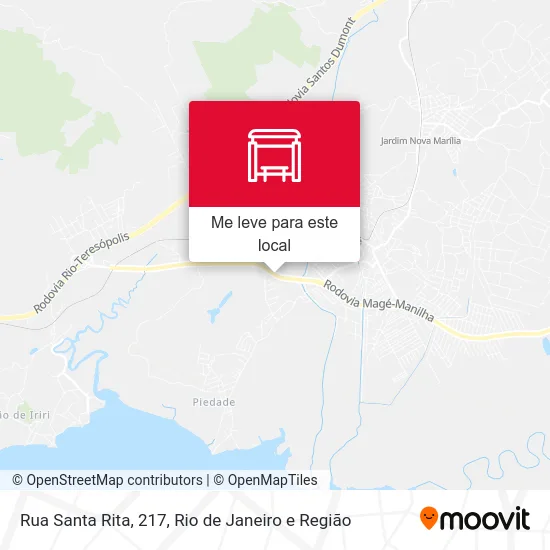 Rua Santa Rita, 217 mapa