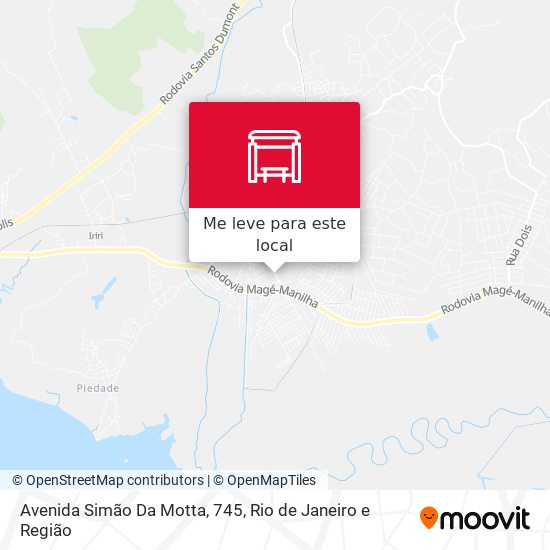 Avenida Simão Da Motta, 745 mapa