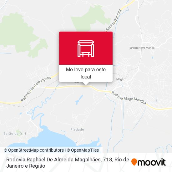 Rodovia Raphael De Almeida Magalhães, 718 mapa
